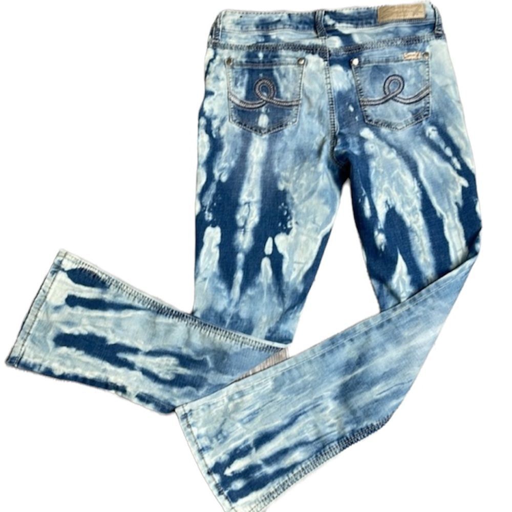 Seven Bleach Washed Rocker Slim Stretch Jeans